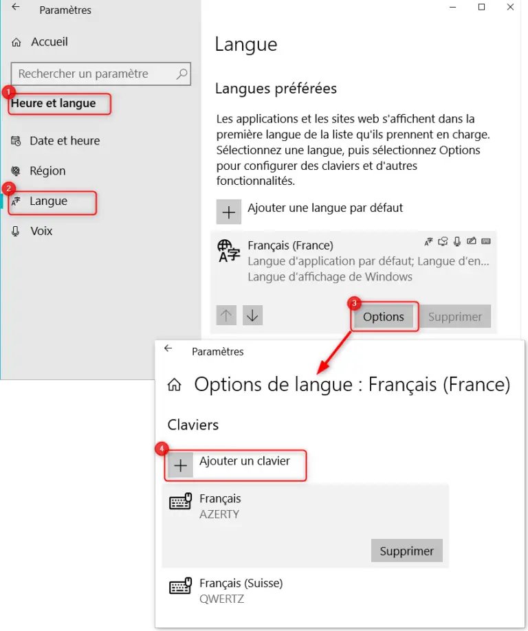 comment changer la langue de mon ordinateur windows 7