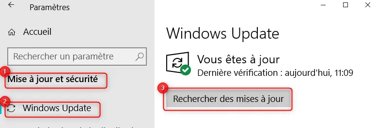 Mettre à jour Windows Update sur Windows 